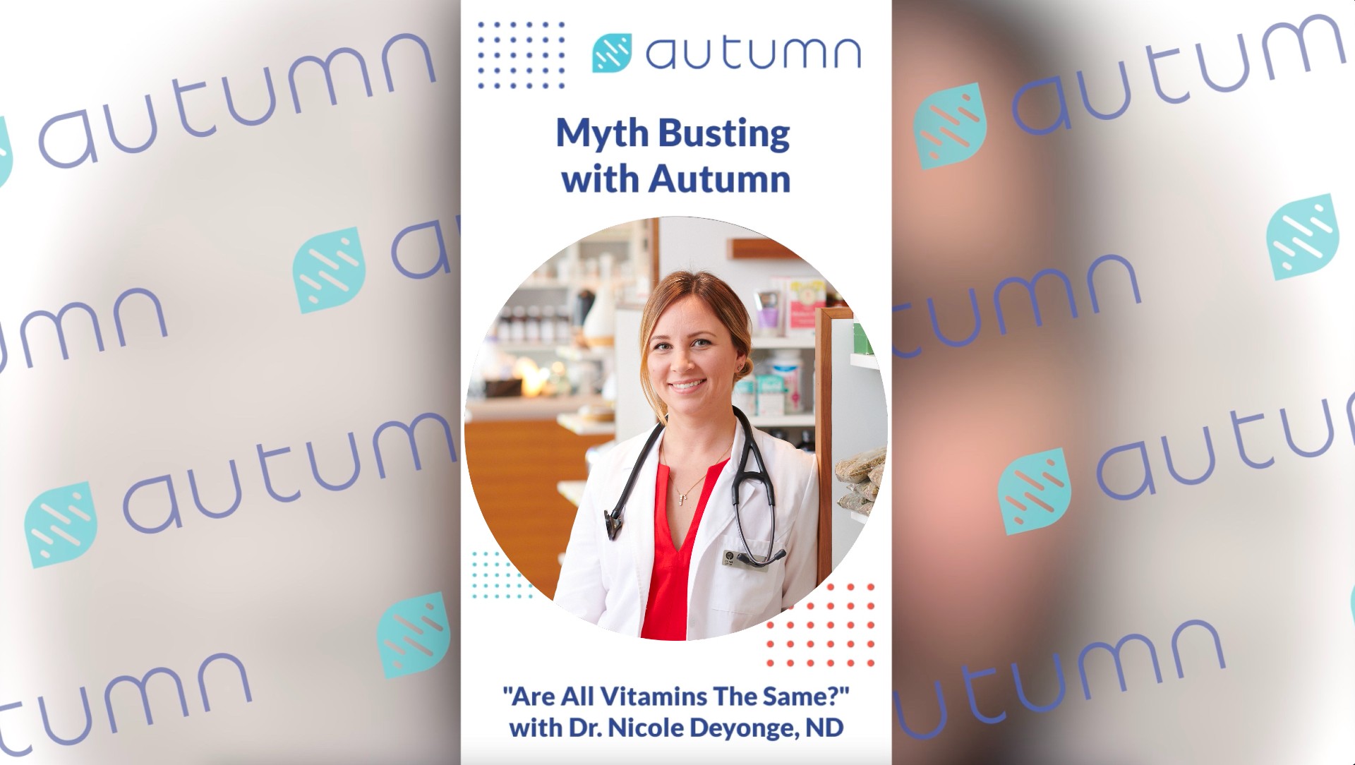 Mythbuster cover thumbnail with Dr. Nicole DeYonge, ND